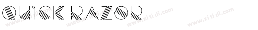 Quick Razor字体转换